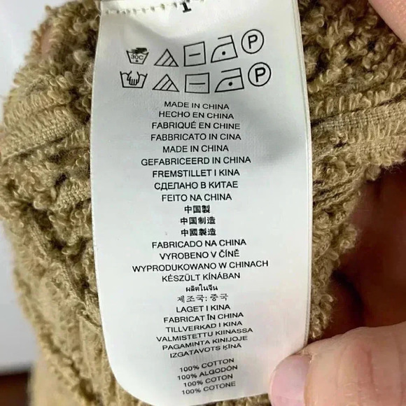 Michael Michael Kors sweater size M tan cut out Festival goblin core goth - Picture 8 of 10